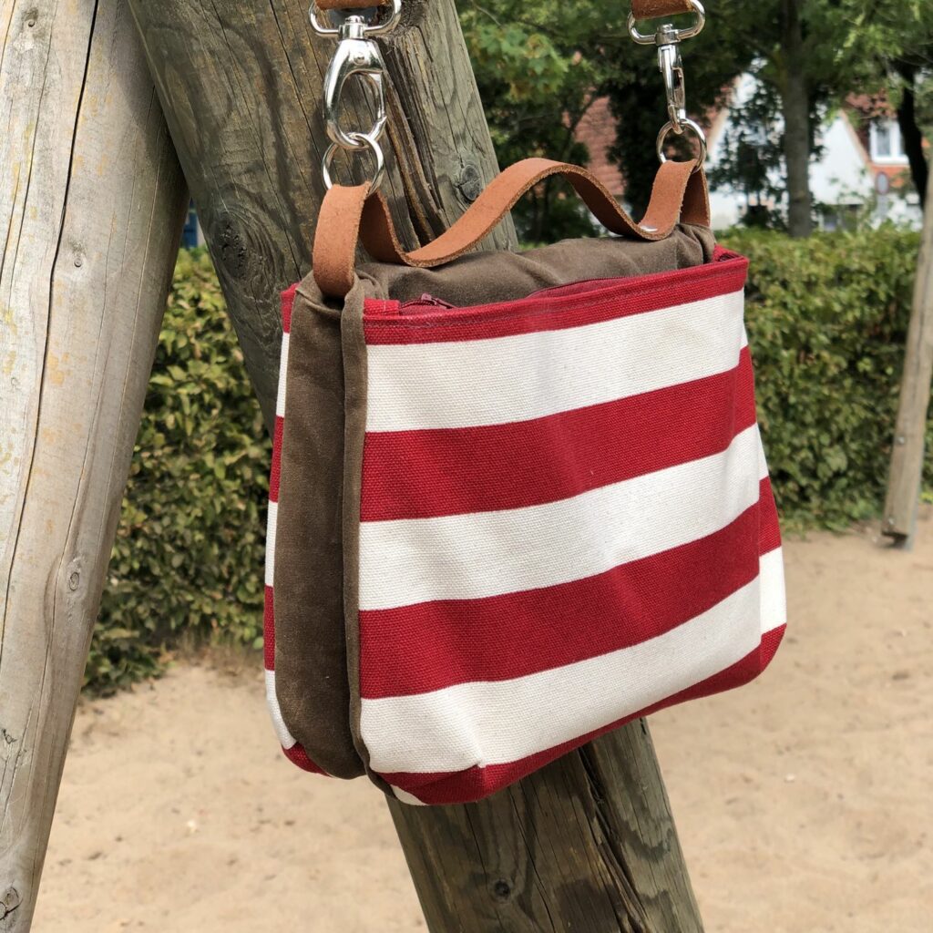 Handtasche nähen Schnittmuster Gwen