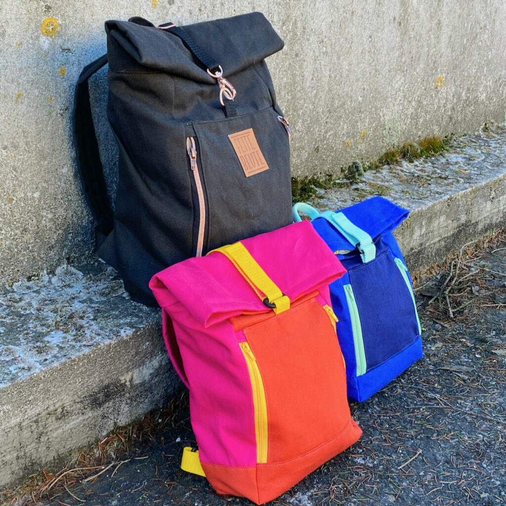 Schnittmuster Rucksack Rolltop