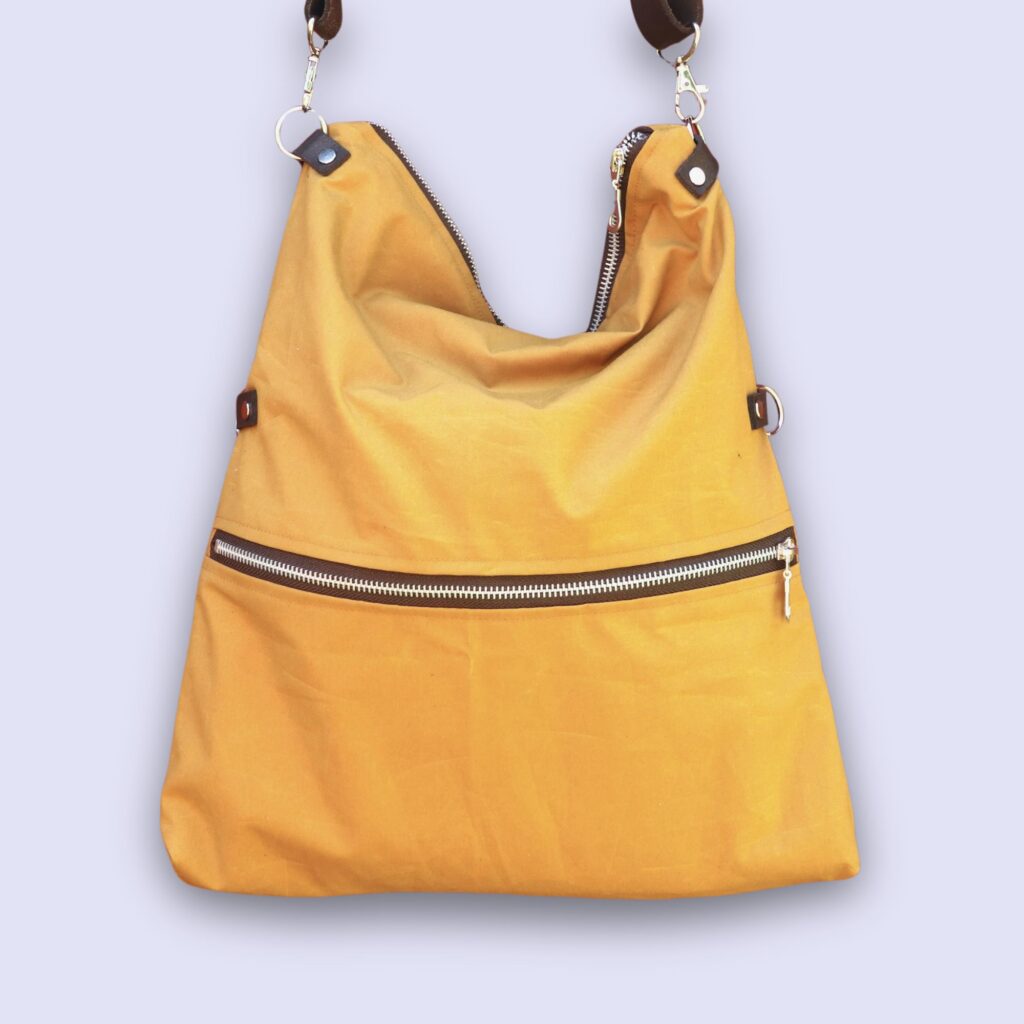 Foldover Tasche nähen: Schnittmuster & Anleitung Tasche Lara