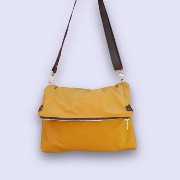 Foldover Tasche nähen: Schnittmuster & Anleitung Tasche Lara